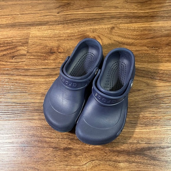 Crocs Specialist II Navy Blue Clogs Work Shoes Unisex Size Women 7  Mens 5 - Picture 3 of 8